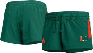 Women's Green Miami Hurricanes 2023 SidelineÂ Performance Shorts