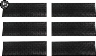 Indoor Outdoor Non-Slip Step Mats Stair Treads Rubber Step Mats - 6 Pack