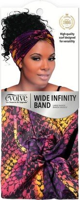 Evolve Products Wide Infinity Headband - Snakeskin