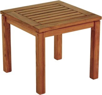 Prime Teak by Whitecap Teak Solid Teak Square Side Table - 20