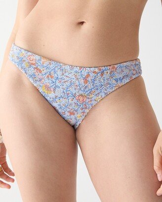 Scrunchie hipster bikini bottom in afternoon floral