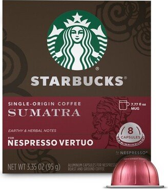 by Nespresso Vertuo Line Pods Dark Roast Coffee Single-Origin Sumatra - 8ct