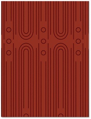 Journals: Art Deco Arches - Cranberry Journal, Red