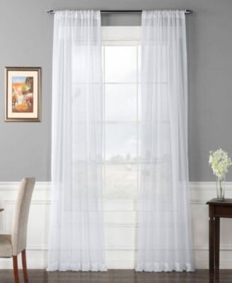 Exclusive Fabrics Furnishings Voile Sheer Panels