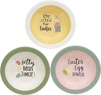 Easter Egg Hunter Bowl 3 Asstd. - H- 5.50 in. W- 1.00 in. L- 5.50 in.