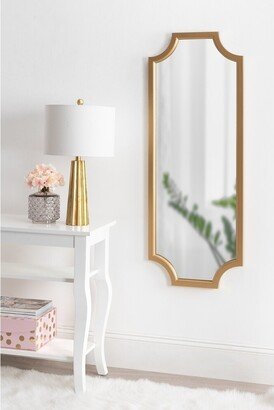 Carson Carrington Ulfhestra Full Length Framed Scallop Wall Mirror - 18x48