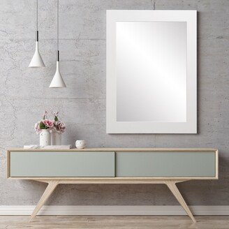 BrandtWorks Pure White Entryway Wall Mirror