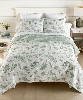 Botanical Reversible 3-Piece Quilt Set, King