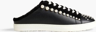 Goldie Chill embellished shearling slip-on sneakers