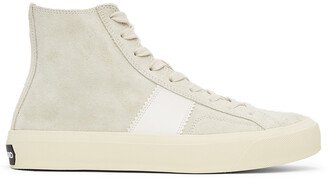 Taupe Cambridge High-Top Sneakers