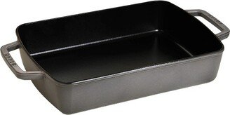 Cast Iron 12-inch x 8-inch Roasting Pan - Graphite Grey