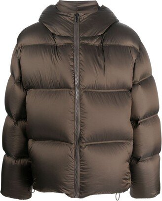 Zip-Up Hooded Puffer Jacket