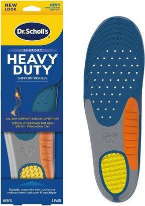 Heavy Duty Support Insoles for Men - 1pair - Size (8-14)