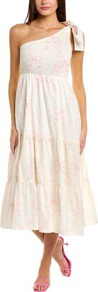 Kathleen Maeve Lauren Linen-Blend Maxi Dress