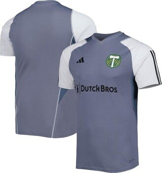 Men's Gray Portland Timbers 2023 On-Field Training Jersey