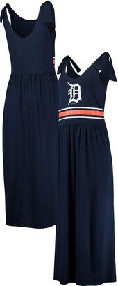 Women's G-iii 4Her by Carl Banks Navy Detroit Tigers Game Over Maxi Dress