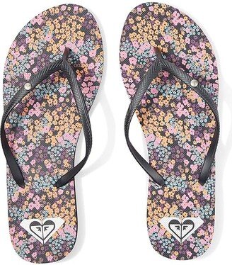 Bermuda Print (Black/Orange 1) Women's Sandals