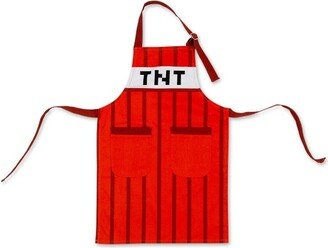 Ukonic Minecraft Red TNT Youth Kitchen Cooking Apron