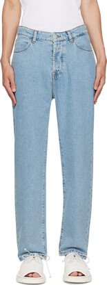 Róhe Blue Straight-Leg Jeans