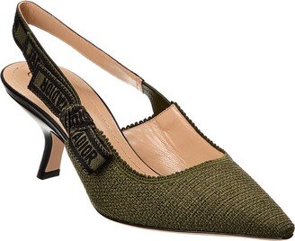 J'adior Canvas Slingback Pump