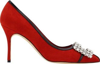 Tuberian Buckle Embellished Pumps