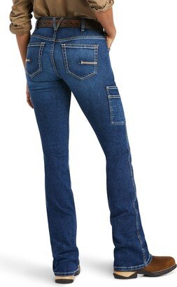 Female Rebar Work Flex Perfect Rise Riveter Boot Cut Jean Pilar 33