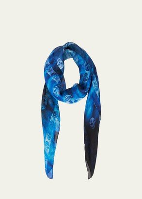 Bala Iris Skull Chiffon Scarf