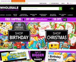 Wholesale Party Supplies Promo Codes & Coupons