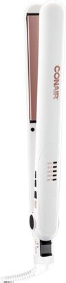 Double Ceramic Flat Iron - White - 1