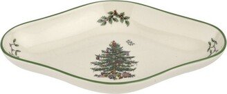 Christmas Tree Diamond Shape Dish - 8.8 Inch