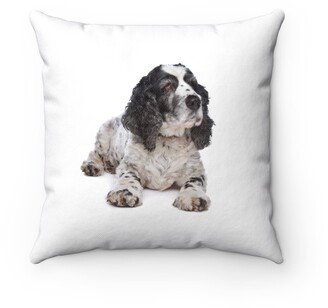 English Cocker Spaniel Pillow - Throw Custom Cover Gift Idea Room Decor