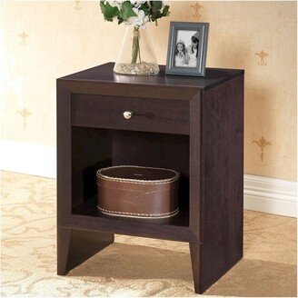 Leelanau Modern Accent Table and Nightstand Brown