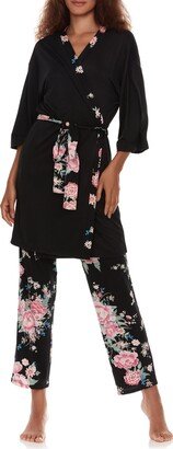 Payton Wrap Robe, Tank & Pants Pajamas