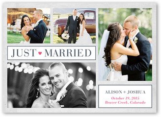 Wedding Announcements: Until Ever After Wedding Announcement, Grey, Matte, Signature Smooth Cardstock, Square