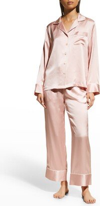 Long Silk Pajama Set