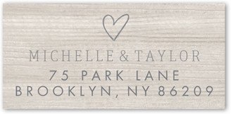 Address Labels: Simply Always Forever Address Label, Beige, Address Label, Matte