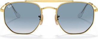 Sunglasses, RB3648 The Marshal - GOLD/BLUE GRADIENT