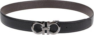 Gancini Buckle Reversible Belt-AB