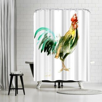 71 x 74 Shower Curtain, Roosterkitchen4 by Suren Nersisyan