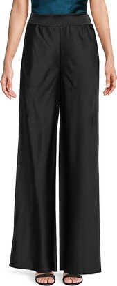 Renee C. Satin Wide Leg Pants-AA