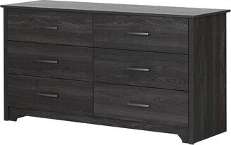 Fusion 6 Drawer Double Dresser