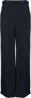 Georgette Trousers, Dark Blue