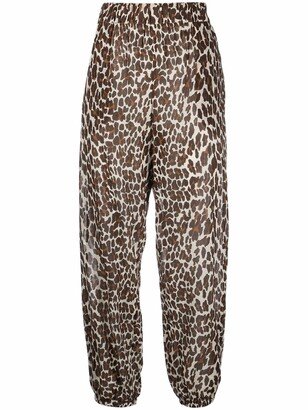 Leopard Print Trousers-AA