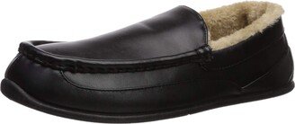 Men's Faux Leather Spun Slipper