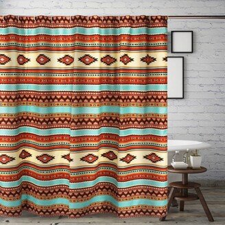 Red Rock Shower Curtain 72 x 72 Clay