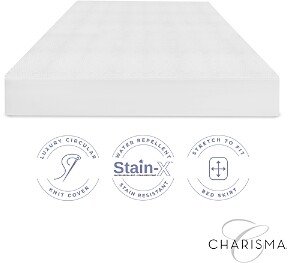 Luxury Protection Water Repellent and Stain Resistant Mattress Protector, Twin