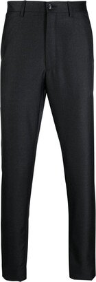 Tailored-Cut Tapered Trousers