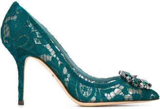 Belluci lace pumps