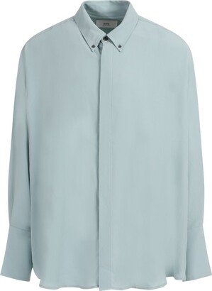 Collared Long-Sleeve Shirt-AA