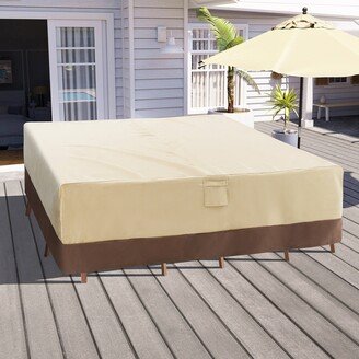 AOOLIMICS Table Cover for Outdoor,600D Oxford Fabric for Waterproof